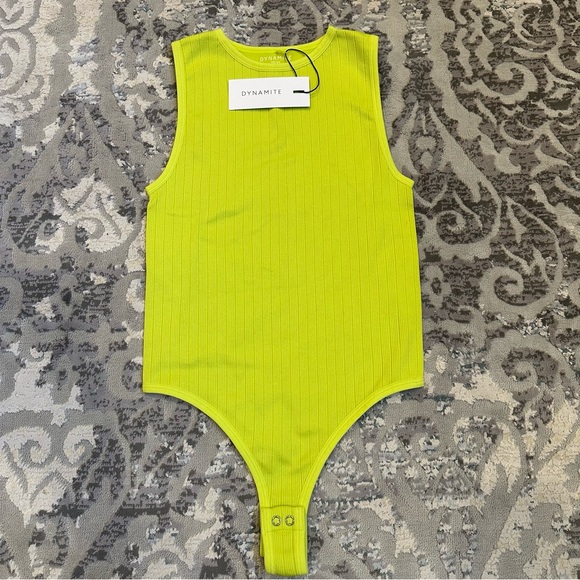 Dynamite Sabina Muscle Seamless Ribbed Bodysuit - Picture 2 of 12